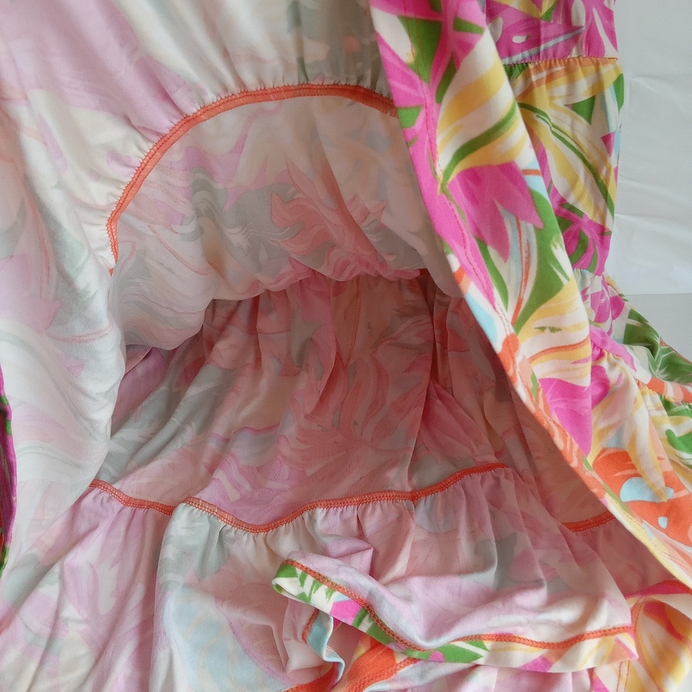 Tropical Floral Sundress Girl 7-9 - Picture 5 of 7